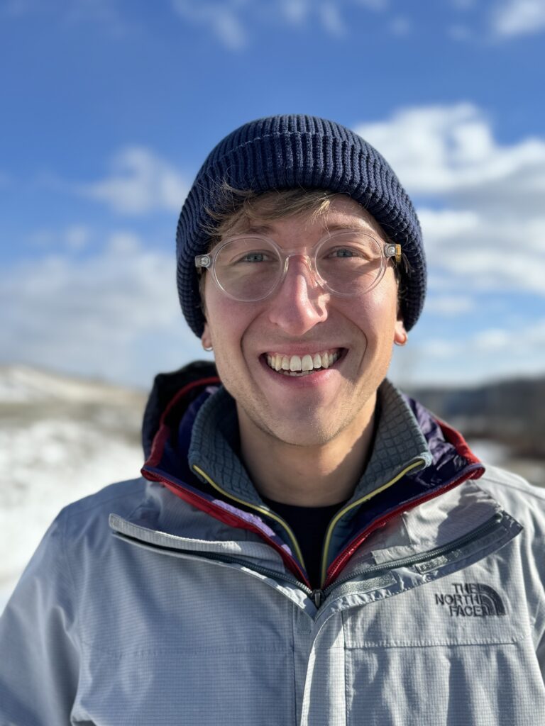 A photos of runner Daniel Goldstein