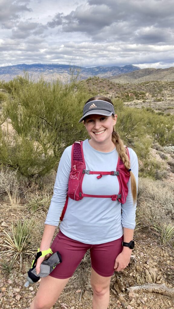 A photos of runner Lily Wilhelm