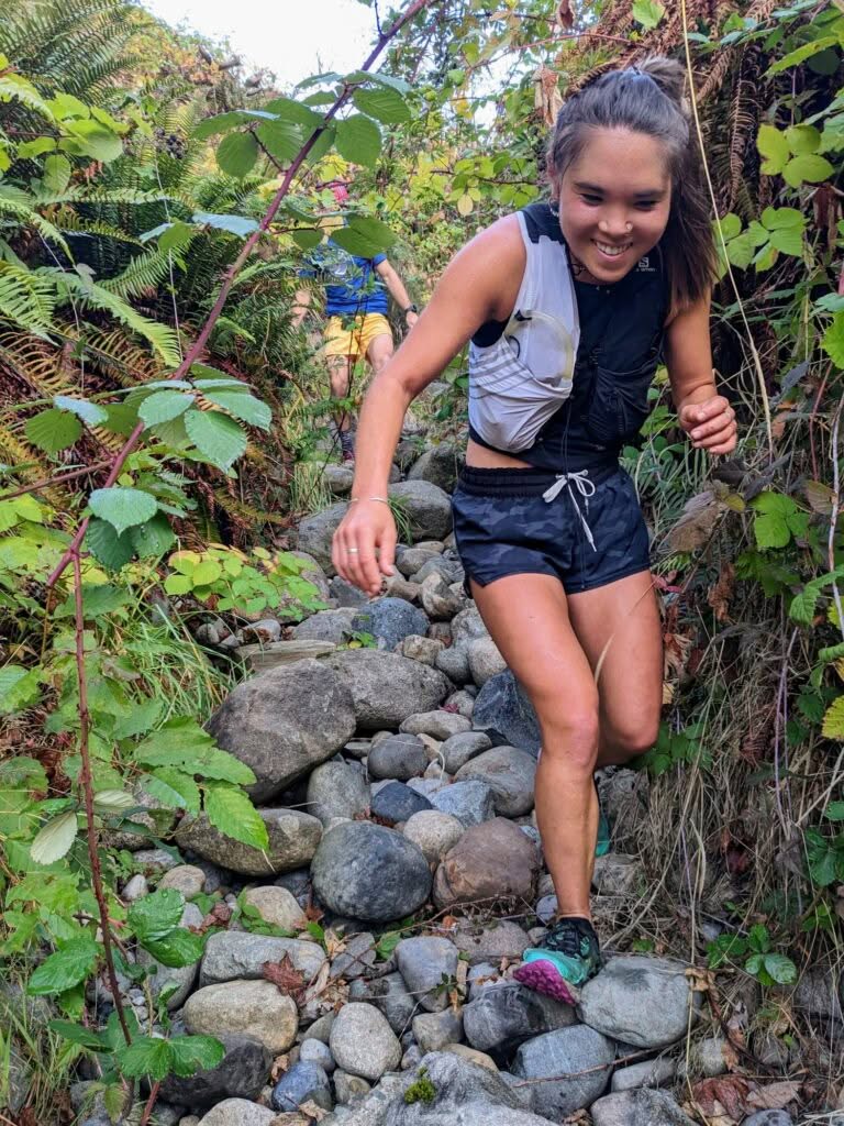 A photos of runner Kelsey Takeuchi